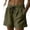 Green, variant on Hurxie Women's Shorts High Waisted Shorts with Pockets Pull On Shorts for Summer Travel Casual Green,S