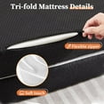 thumbnail image 5 of Elevon Folding Mattress, 4-inch Trifold Memory Foam Mattress Topper with Washable Cover, Foldable Floor Mattress Guest Bed Queen Size for Camping, Road Trip, 80" x 60" x 4", 5 of 7