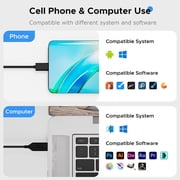 10X6 Inch Graphics Tablet Featuring a Battery-Free Pen with 8192 Pressure Levels, 12 Hotkeys, And Compatibility with PC, Mac, And Android for Digital Art, Design, And Online Teaching