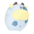 thumbnail image 3 of Hand Warmer 2 Levels Temperature Adjustment USB Charging Mini Cartoon Cow Shape Hand Warmer with Night Light Blue, 3 of 3