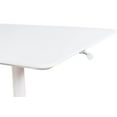 thumbnail image 2 of 32" Pneumatic Height Adjustable Square Cafe Table - White, 2 of 7