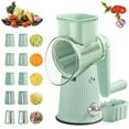 thumbnail image 1 of Coupe-légumes de Cuisine Multifonction et Râpe à Fromage avec Base à Succion Interchangeable et Sécurisée, 1 of 6