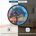 thumbnail image 5 of Voice Activated Clock with Glow Light 12 Inch Large Silent Wall Clock Battery Operated for Home Decor An Oak Tree, 5 of 8
