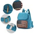 thumbnail image 6 of MKF Collection Regina womens Backpack American Flag Top-Handle Patriotic USA Flag Ladies Handbag Fashion Travel Daypack By Mia K, 6 of 7
