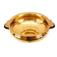 thumbnail image 3 of Indian Art Villa Brass Decorative Urli Bowl for Home Decor Bowl for Floating Flowers and Tea Light Candles, 10-Inch Diameter, 3 of 4