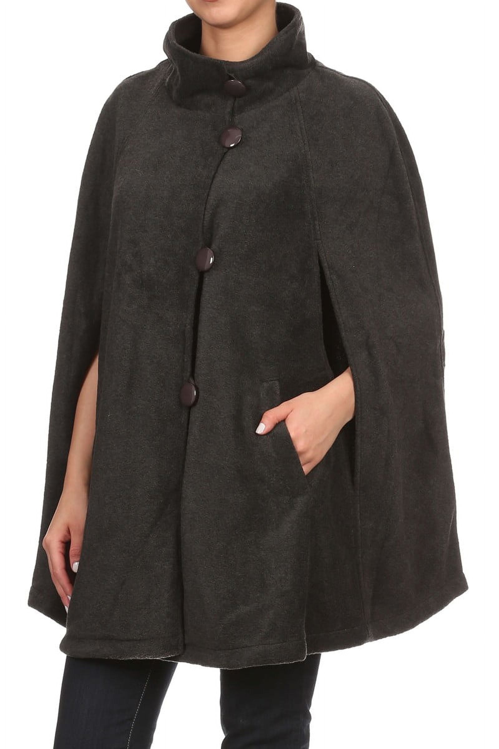 【Ameri】REVERSIBLE BOA PONCHO COAT AMERI REVERSIBLE BOA PONCHO COAT