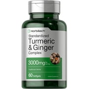 Turmeric and Ginger Complex | 3000 mg | 60 Softgel | by Horbaach