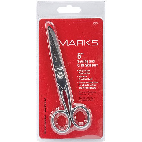 MundialMarks Sewing And Craft Scissors, 6"