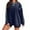 Navy, variant on BLVB Oversized Sweatshirts for Women Long Sleeve Crewneck Loose Pullover Tops Basic Trendy Outfits Clothes