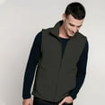 thumbnail image 2 of Kariban Mens Luca Fleece Gilet Jacket, 2 of 3
