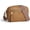Camel Brown, variant on Small Crossbody Bag for Women Triple Pockets Vegan Leather Camera Purse with Long Guitar Strap