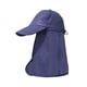 thumbnail image 2 of Sombrero de Protección Solar para Hombres y Mujeres | Gorra de Pescador de 3 Formas de Uso | Chal Desmontable | Protección UV | Nylon | Transpirable | Para Senderismo, Pesca, Camping | Talla, 2 of 8