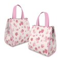thumbnail image 2 of Pioneer Flower Floral Print Pattern Insulated Lunch Bag for Women & Adults,Large Portable Soft Cooler Lunch Bag,Thermal Food Storage Tote with Pearl Cotton,8.66L,8.75x5.75x9.5 Inch, 2 of 6