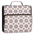 thumbnail image 5 of FORMRS Zipper Binder with Shoulder Strap 2-inch Ring 500 Sheet Capacity File Bag, Blue Abstract Pattern, 5 of 5