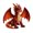 Red, variant on NovaStitch DrakeCraft Patchwork Dragon DIY Kit 3D Fire Dragon Felt Sewing Craft Supplies Mythical Creature Doll Set Handmade Fantasy Stuffed Toy Home Decor Gift