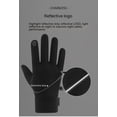 thumbnail image 4 of Gloves for men cold weather Warm Gloves Men's Winter Riding Touch Screen Waterproof Plus Velvet Outdoor Sports Mountaineering Running Gloves Women's Non-slip Black XL, 4 of 11