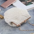 thumbnail image 4 of Guardurnaity Bolsos de mano clásicos y prácticos para mujer para todos los elementos esenciales Bolso de boda de noche beige Type2 NO2, 4 of 6