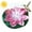 Hot Pink, variant on Solar Water Fountain 6.69 x 6.3 Inch, Free Standing Floating Lotus Solar Powered Fountain with 6 Nozzles, Solar Pond Pump for Pool Fish Tank Garden Pond Outdoor Decor, Outdoor Living