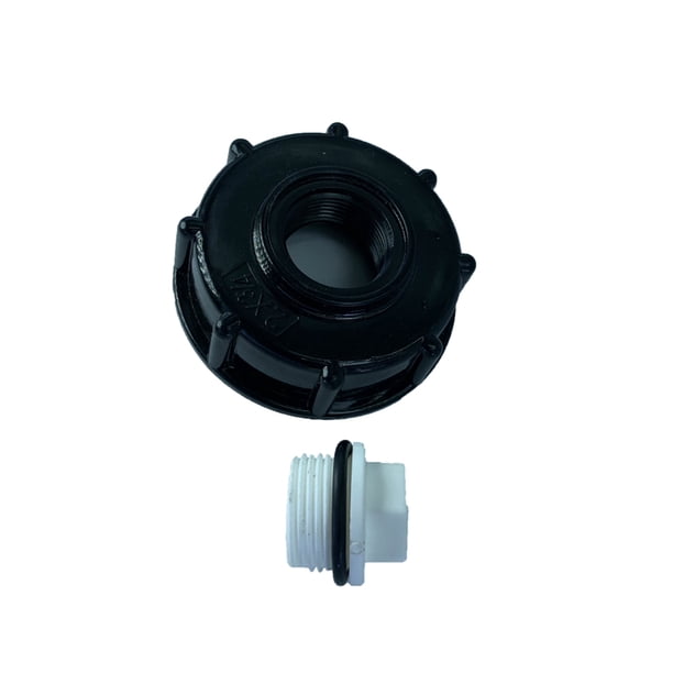 Eigraketly Adaptador de válvula de barriles de agua IBC, herramienta de conexión de manguera de reemplazo de riego de jardinería profesional Materiales de construcción 0.78 pulgadas