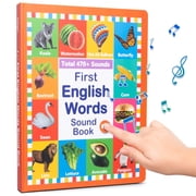 15 in 1 Talking Sound Books, 470+ Words Learning & Education Kids Toys, Interactive Electronic Audio Books for Boys and Girls Gifts
