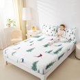 thumbnail image 4 of Feelyou Est Ski Sleep Teen Bed Sheets, Winter Sports King Sheets, 4-Piece, 4 of 7