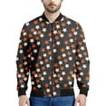 thumbnail image 3 of Chaqueta con estampado de estrella de cinco puntas para hombre y mujer, colorida chaqueta de manga larga con estampado 3D, chaquetas informales con cremallera para primavera y otoño, 3 of 5