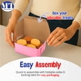 thumbnail image 3 of MT Products Pink Cookie Boxes 6" x 4.5" x 2.75" - Bakery Box - Pack of 15, 3 of 9