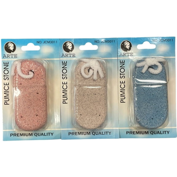 3 Pumice stone Foot Care Scrubber Hard dead skin Callus Remove Pedicure.