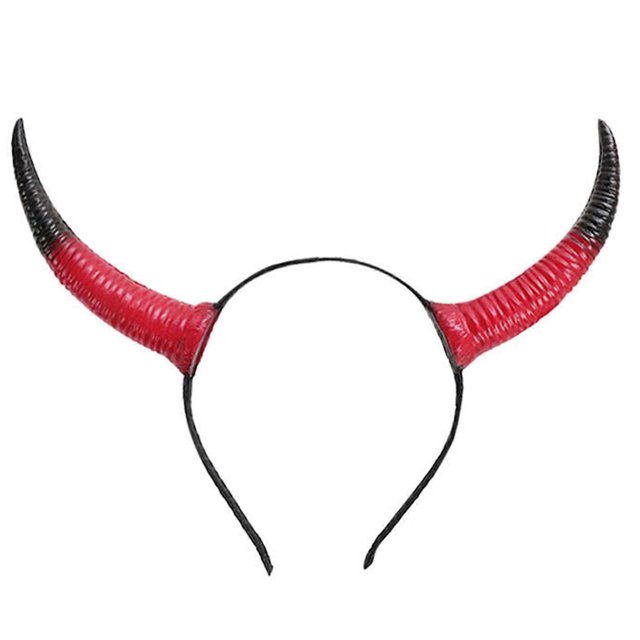 Kids Cattle Horn Headbands for Party Halloween Headwear for Music Festivals Photo Props for Halloween Photography White
