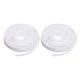 thumbnail image 1 of Uxcell 2 piezas de cepillo de sellado 32.81ft 10m x 7mm fibra de poliéster autoadhesiva para huecos de 6-9mm, blanca, 1 of 7