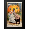 thumbnail image 2 of Vintage Apple Collection 17x24 Black Modern Framed Museum Art Print Titled - Halloween Come Spooking.tif, 2 of 5