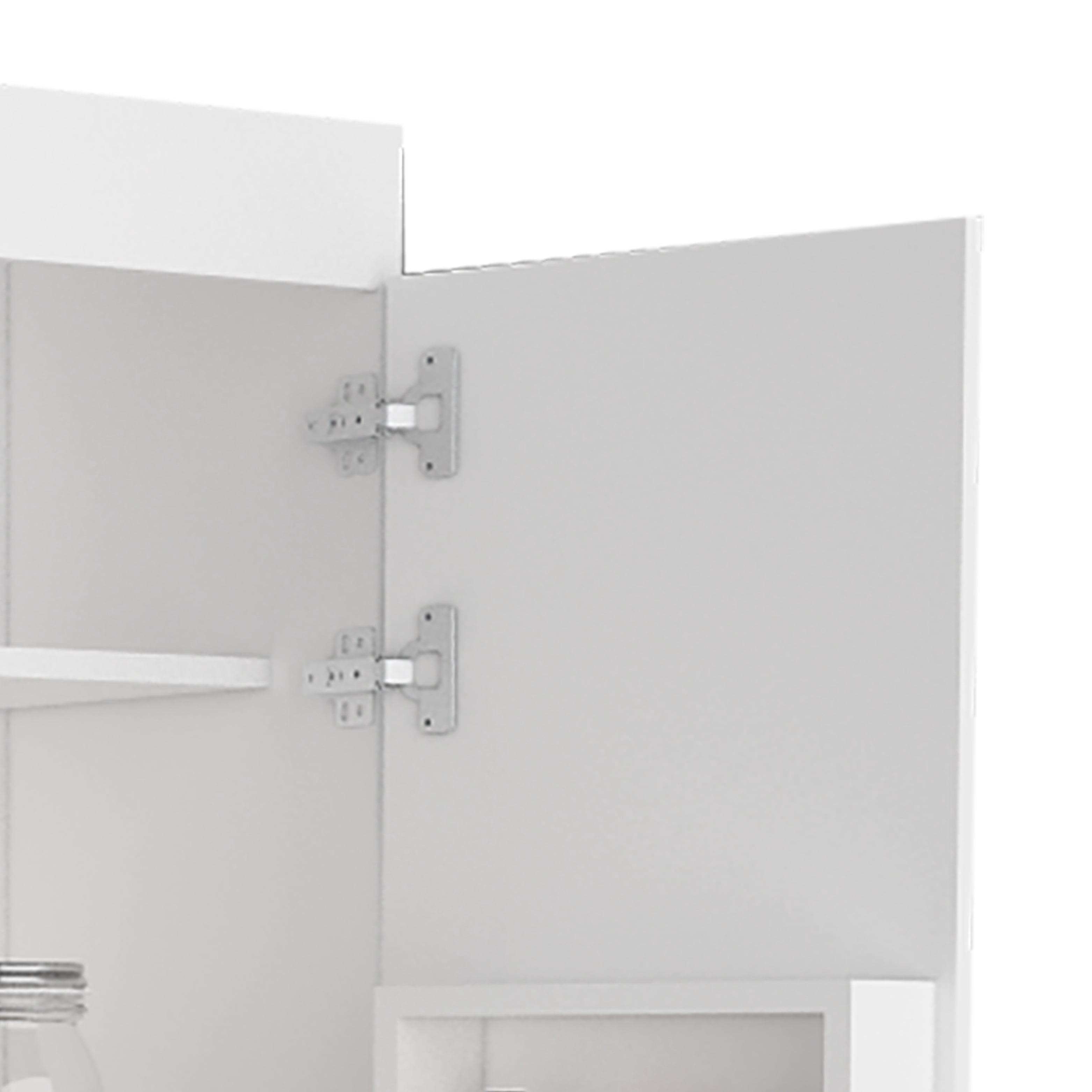 Albany; Double Door Pantry Cabinet; Five Shelves