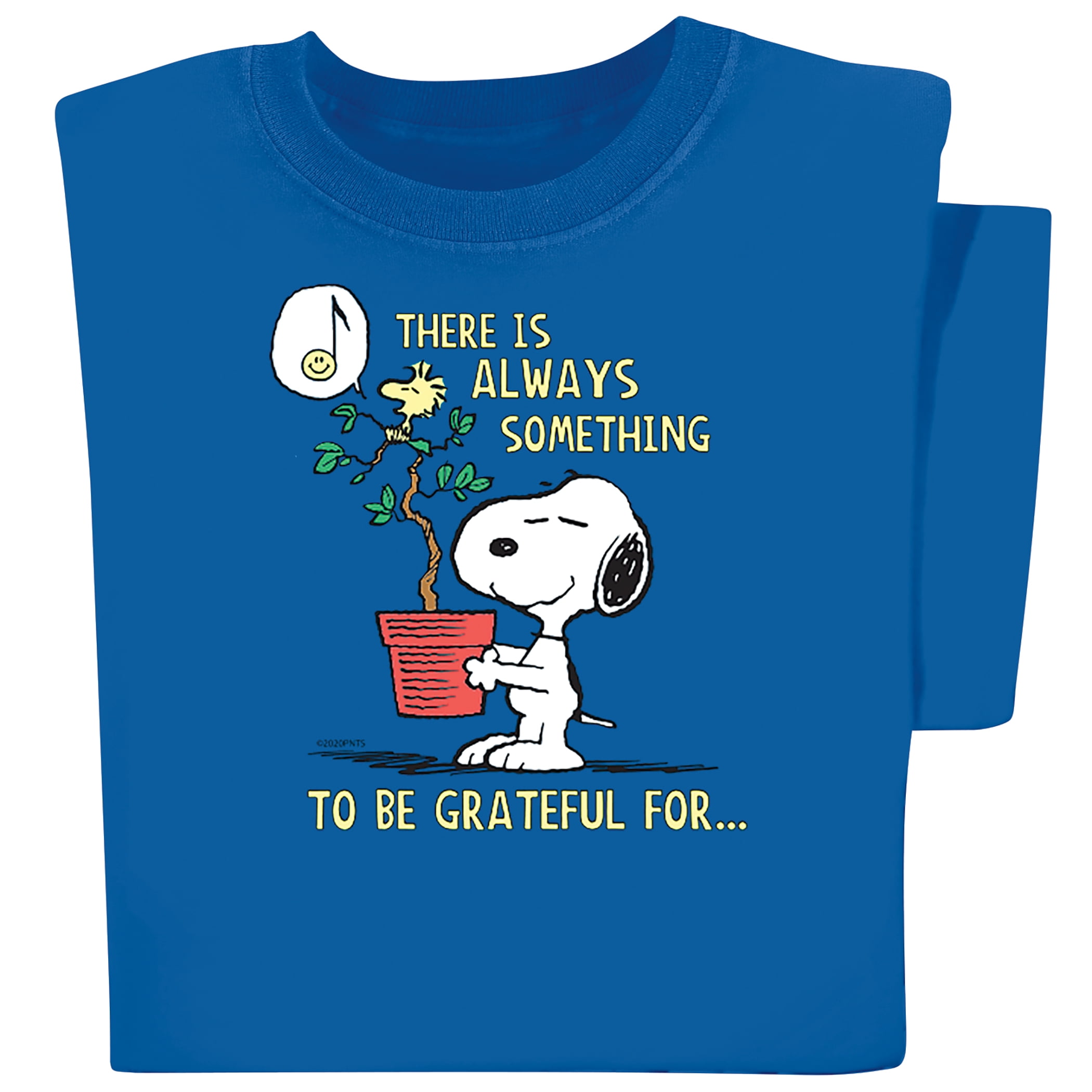 Collections Etc Peanuts Snoopy There Is Always Something T Shirt Walmart Com