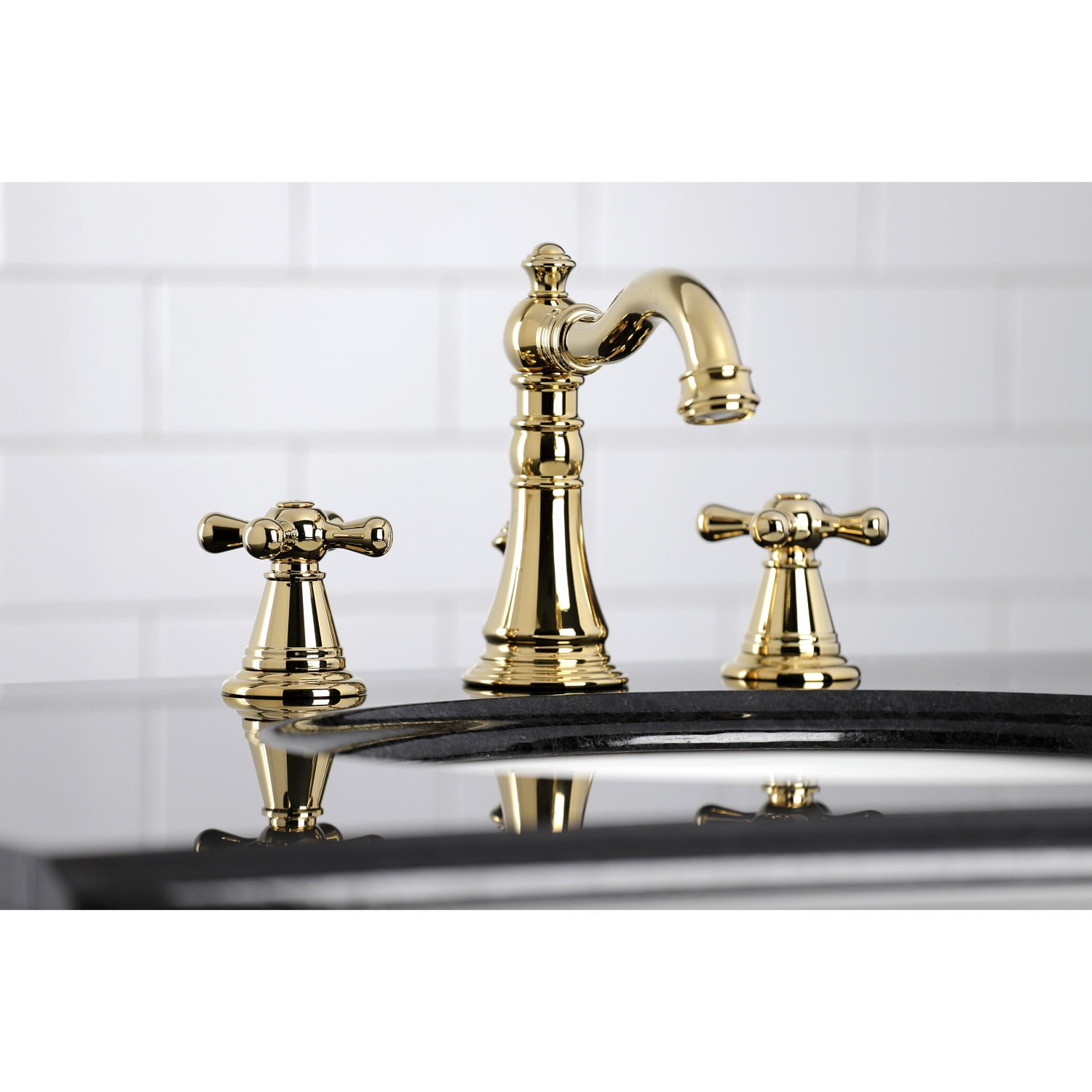 Fauceture FSC1972AAX American Classic 8 in. Widespread Bathroom Faucet, Polished Brass