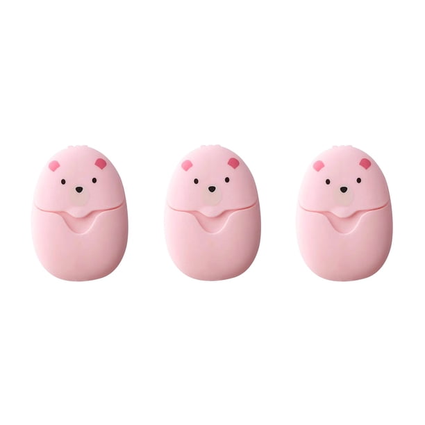 Ganfancp 3Pcs 50 Mini Pastillas de Jabón Desechables de Viaje Portátiles para Estudiantes Rebajas Flash Deals 3* Caja de Jabón