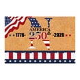 thumbnail image 1 of SIfdSeng Custom Last Name Doormat for 4th of July Patriotic Front Door Welcome Mat with and Design, 1 of 8