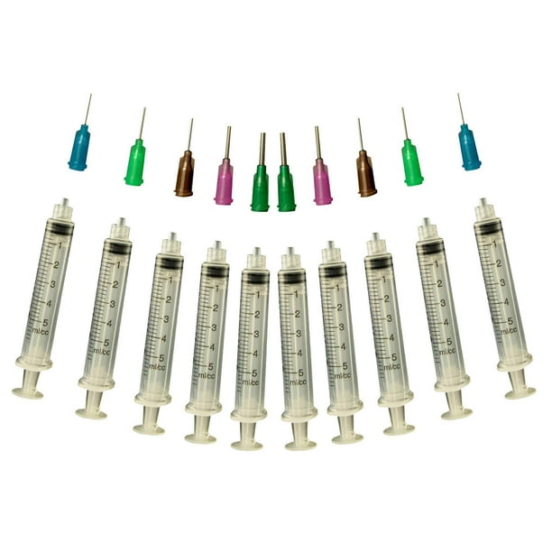 Creative Hobbies Glue Applicator Syringe For Flatback Rhinestones Amp Hobby Crafts 5 Ml With Assorted Gauges Of Precision Tips Value Pack Of 10 New Walmart Com Walmart Com