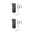 thumbnail image 3 of Maytalsory Car Battery Tester Alternator Fault Detector Auto Vehicle Monitoring Device Load Analyzer Automotive Diagnostic Tool 12x5.3x1.8cm 2Set, 3 of 6