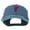 Navy, variant on Vermont State Map Embroidered Washed Cotton Cap - Khaki OSFM