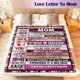 thumbnail image 4 of LHSHID Valentines day Gifts for Mom Blanket for Mom Gifts Mom Birthday Gifts Presents for Mom from Son Best Mom Ever Blanket Super Soft Flannel Throw Blanket 50"x60", 4 of 6