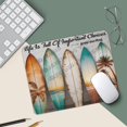 thumbnail image 5 of Surfboard Mouse Pad With Stitched Edge,Non-Slip Rubber Base,Premium-Textured, Gaming Mouse Pad for Wireless Mouse,Computers,Laptop,Office, Surfer Gifts 10"x12", 5 of 8