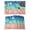 Multicolor, variant on Blue Ombre Coastal Placemats Set of 8 Sea Nautical Summer Beach Starfish Coral Place Mats Indoor Wipeable Table Mats Washable Dining Table Placemats for Kitchen Holiday Party Home Decor 13x19 Inch