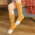 thumbnail image 5 of MZXELPRJD No Show Socks Womens Fuzzy Socks Cozy Soft Fluffy Cute Animal Slipper Socks Sleeping Warm Socks for Girls, White Socks Yellow, 5 of 6