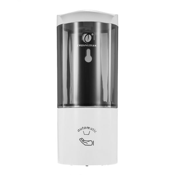 CHUANGDIAN Dispensador de jabón automático de una sola botella montado en la pared de 500 ml con caja de champú con sensor IR Sala de descanso