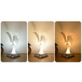 thumbnail image 6 of Creative led and table Lamp , 24 Colors Ambient Light, USB Charging ,with Remote Night Light for Home Lightings Nightstand Birthday Decoration Marble color, 6 of 9