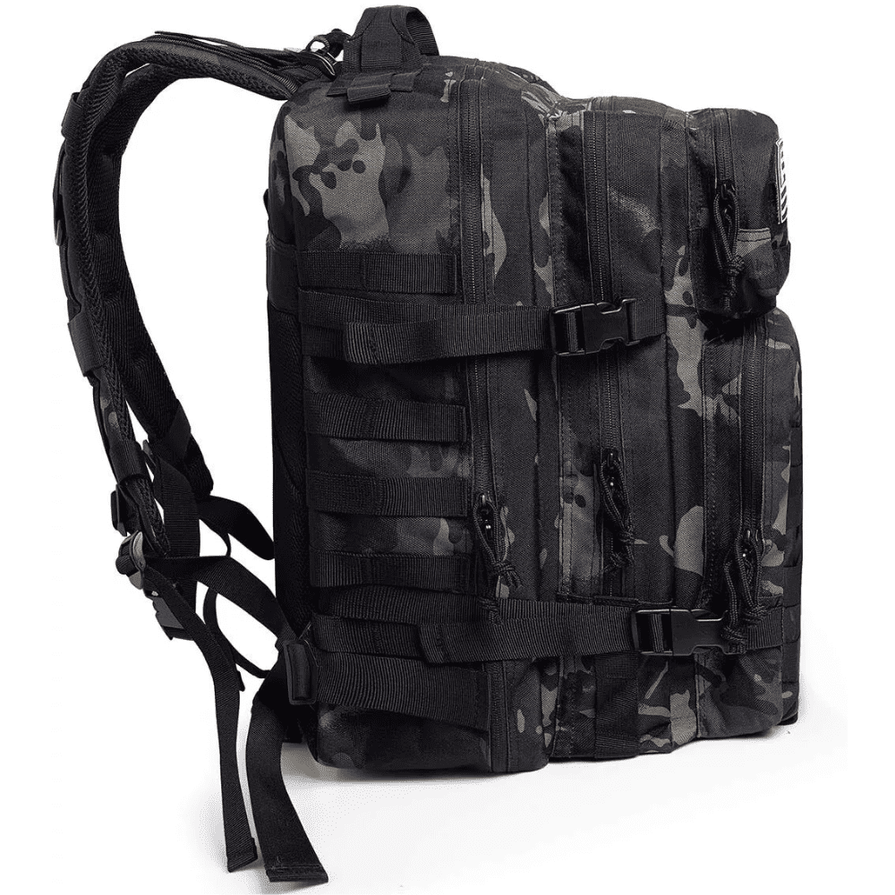 45L Tactical Backpack,900D Oxford Waterproof Material For Outdoor Hiking Camping & Travel Bag