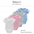 thumbnail image 3 of Baby Bodysuit Newborn Short Sleeve Baby One-Piece Cotton 2-Pack Baby Clothes, 3 of 6