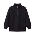 thumbnail image 7 of Enjoytime Quarter Zip Boys Sweatshirts Long Sleeve Pullover Top Kids Casual Fleece Fall Fashion Clothing 3-15Years, 7 of 7