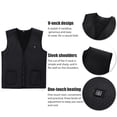 thumbnail image 3 of Chaleco de calefacción eléctrica de 7 áreas, abrigo cálido lavable, chaquetas de calentamiento de invierno para hombres (L) Ehuebsd Para estrenar, 3 of 9