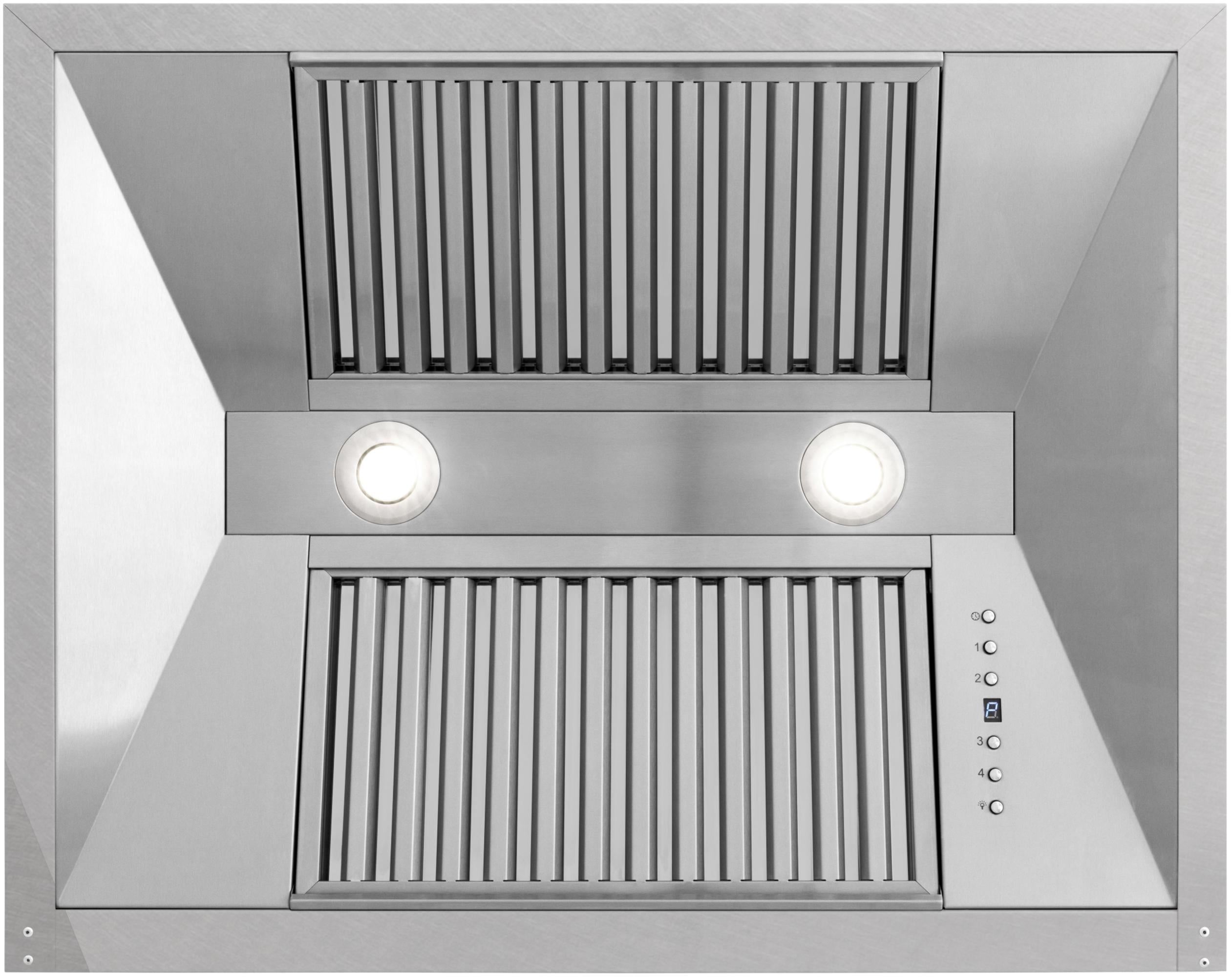 ZLine 8654RM48 Snow Finish Range Hood With Red Matte Shell